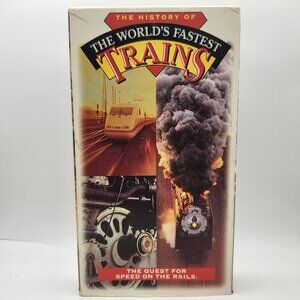 The History Of The Worlds Fastest Trains VHS 1996 Goldhill Railroading
